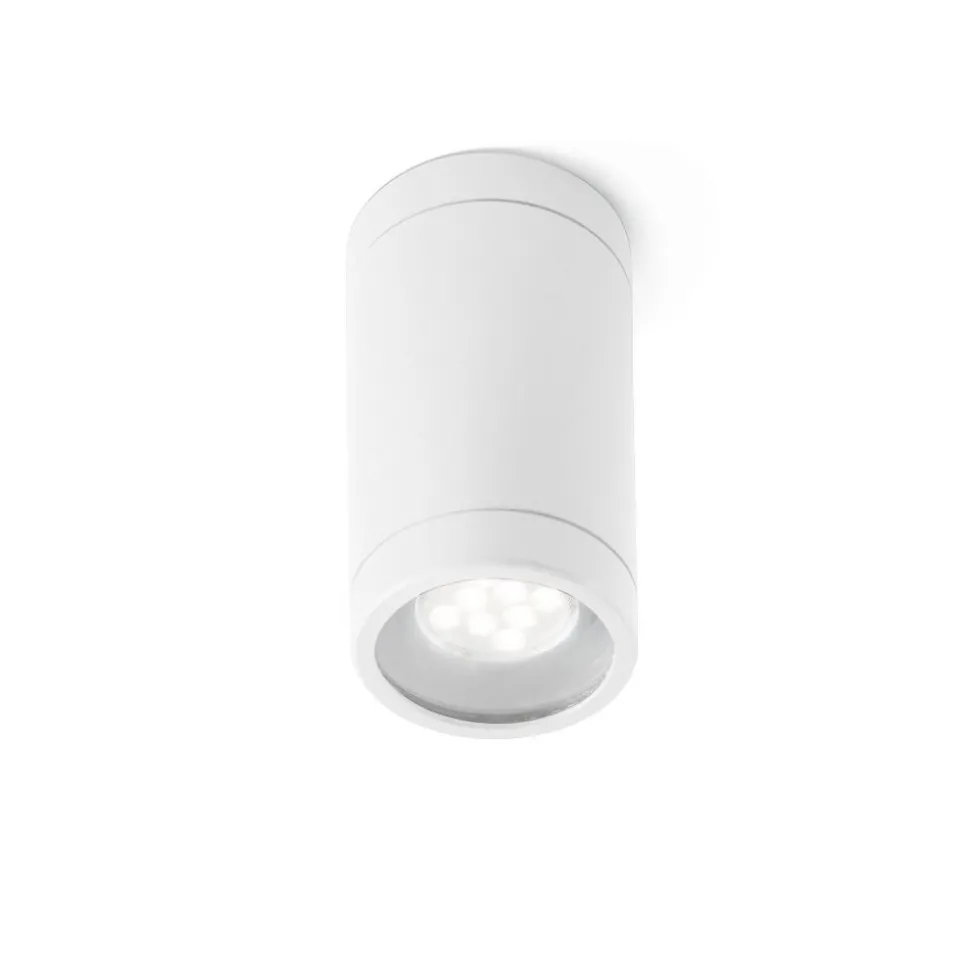 Plafonnier Faro Barcelona Olot Blanc, 1 Lumiere