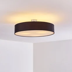 Plafonnier Foggia Nickel Mat, 3 Lumieres