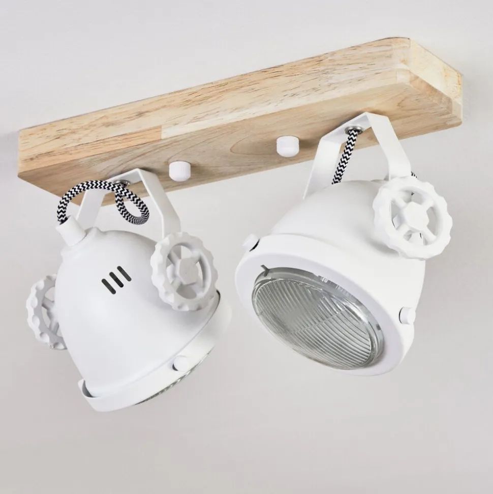 Plafonnier Herford Ecru, Blanc, 2 Lumieres