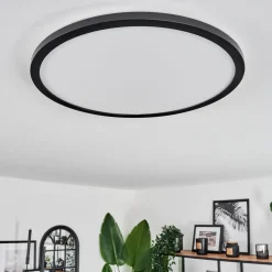 Plafonnier Hooper Led Noir, 1 Lumiere