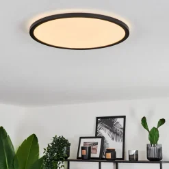 Plafonnier Hooper Led Noir, 1 Lumiere
