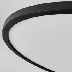 Plafonnier Hooper Led Noir, 1 Lumiere
