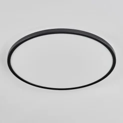 Plafonnier Hooper Led Noir, 1 Lumiere