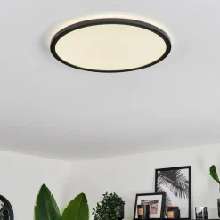 Plafonnier Hooper Led Noir, 1 Lumiere