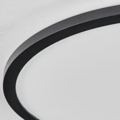 Plafonnier Hooper Led Noir, 1 Lumiere