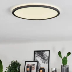 Plafonnier Hooper Led Noir, 1 Lumiere