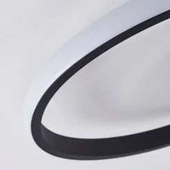 Plafonnier Ignal Led Noir, 1 Lumiere