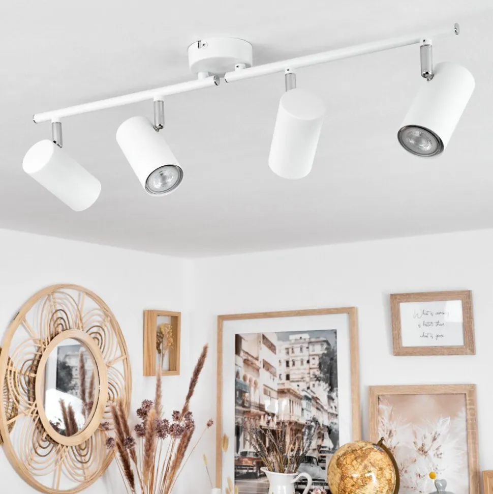 Plafonnier Javel Blanc, 4 Lumieres