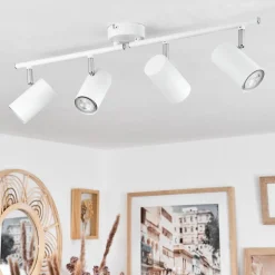 Plafonnier Javel Blanc, 4 Lumieres