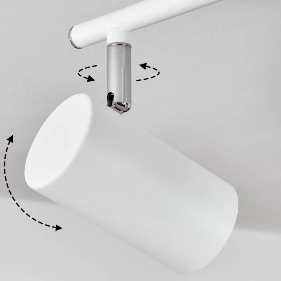 Plafonnier Javel Blanc, 4 Lumieres