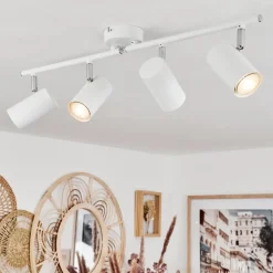 Plafonnier Javel Blanc, 4 Lumieres