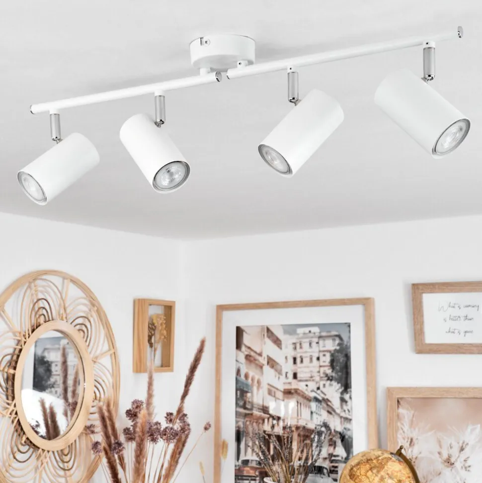 Plafonnier Javel Blanc, 4 Lumieres