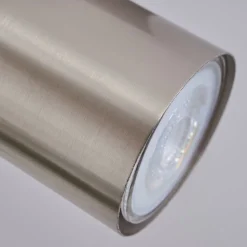 Plafonnier Javel Chrome, Nickel Mat, 4 Lumieres