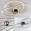 Plafonnier Johsa Led Noir, 3 Lumieres