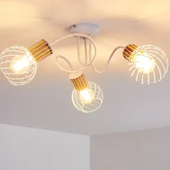 Plafonnier Koler Blanc, 3 Lumieres