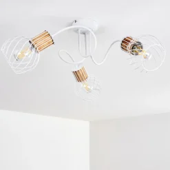 Plafonnier Koler Blanc, 3 Lumieres