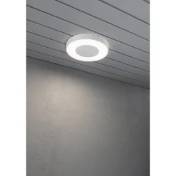 Plafonnier Konstsmide Carrara Led Blanc, 1 Lumiere, Telecommandes
