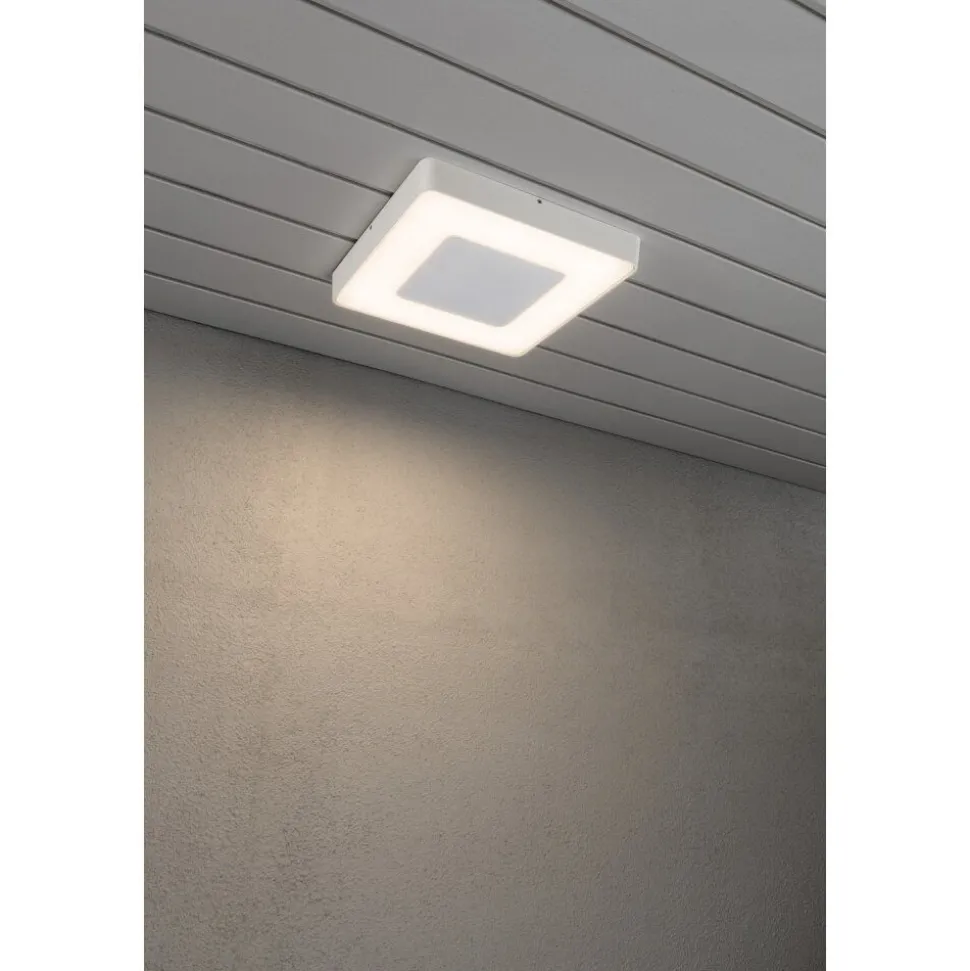 Plafonnier Konstsmide Carrara Led Blanc, 1 Lumiere, Telecommandes