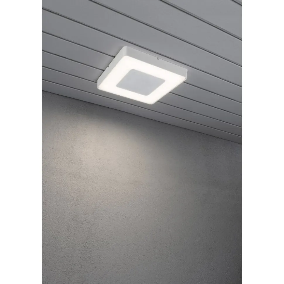 Plafonnier Konstsmide Carrara Led Blanc, 1 Lumiere, Telecommandes
