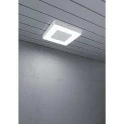 Plafonnier Konstsmide Carrara Led Blanc, 1 Lumiere, Telecommandes