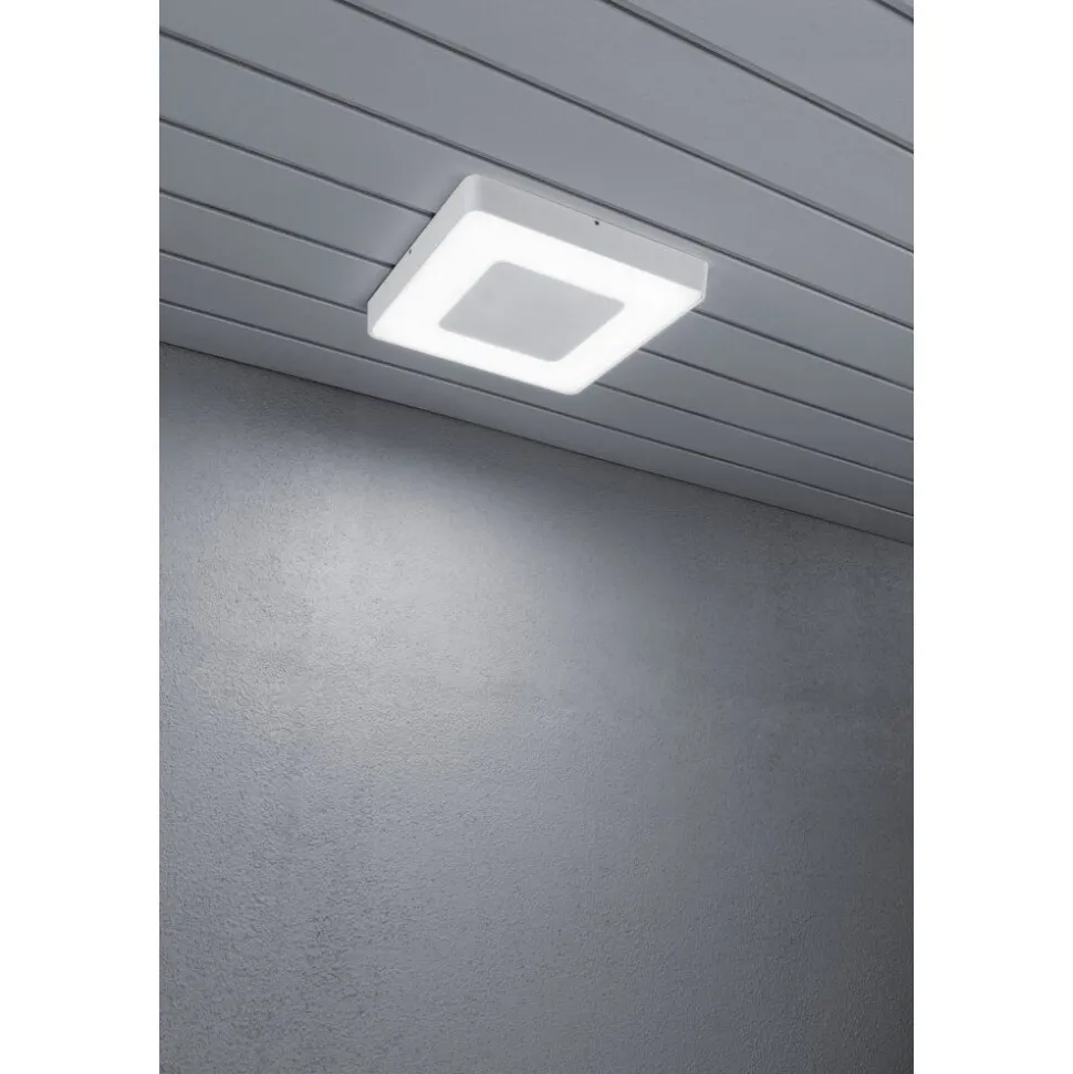 Plafonnier Konstsmide Carrara Led Blanc, 1 Lumiere, Telecommandes