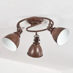 Plafonnier Koppom Rouille, 3 Lumieres