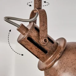 Plafonnier Koppom Rouille, 4 Lumieres