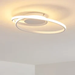 Plafonnier Leksund Led Blanc, 1 Lumiere