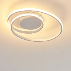Plafonnier Leksund Led Blanc, 1 Lumiere