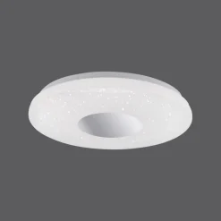 Plafonnier Leuchten Direkt Lavinia Led Chrome, 1 Lumiere, Detecteur De Mouvement