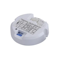 Plafonnier Leuchten Direkt Lavinia Led Chrome, 1 Lumiere, Detecteur De Mouvement