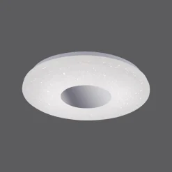 Plafonnier Leuchten Direkt Lavinia Led Chrome, 1 Lumiere, Detecteur De Mouvement