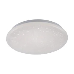 Plafonnier Leuchten Direkt Skyler Led Blanc, 1 Lumiere, Detecteur De Mouvement