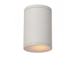 Plafonnier Lucide Tubix Blanc, 1 Lumiere