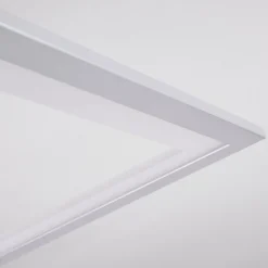 Plafonnier Marcus Led Argente, 1 Lumiere