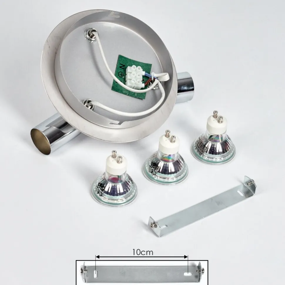 Plafonnier Morges Led Chrome, 3 Lumieres