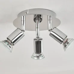 Plafonnier Morges Led Chrome, 3 Lumieres