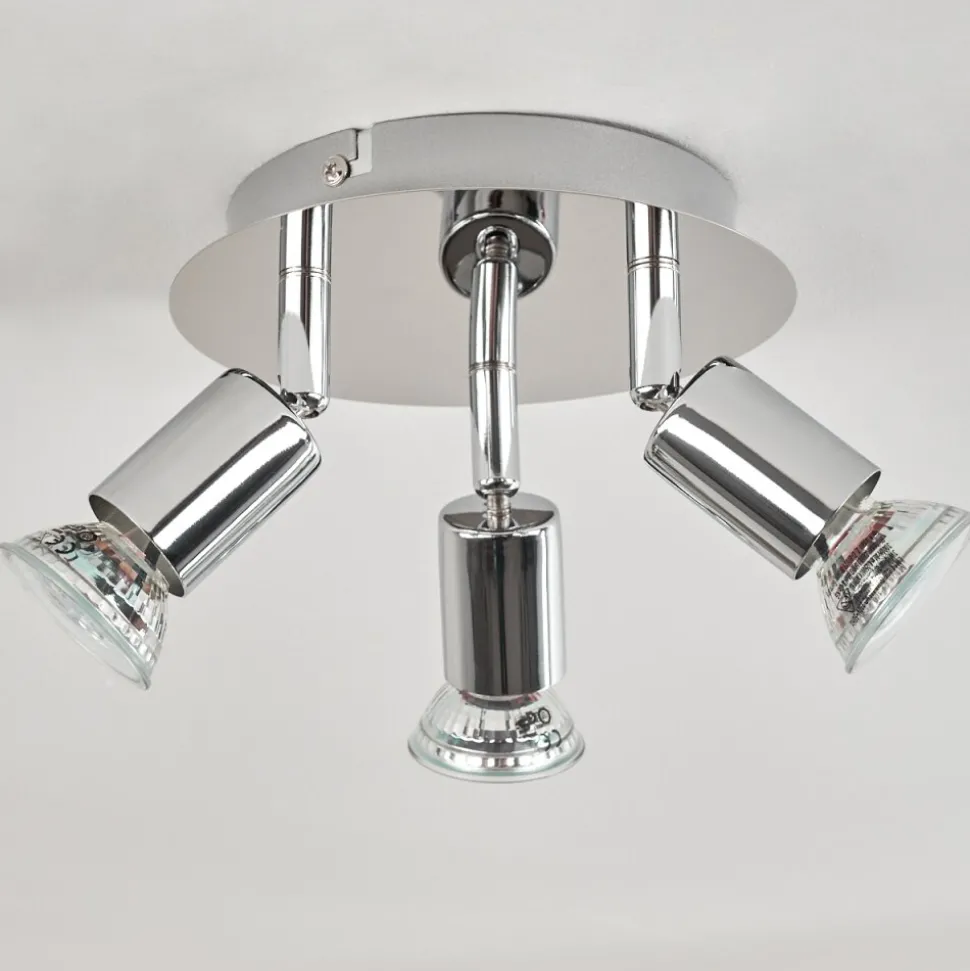 Plafonnier Morges Led Chrome, 3 Lumieres