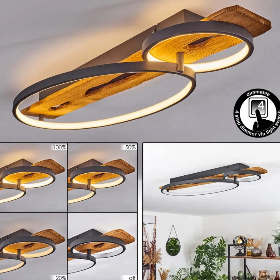 Plafonnier Nevogilde Led Ecru, 1 Lumiere
