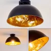 Plafonnier Nome Noir, 1 Lumiere