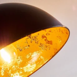 Plafonnier Nome Noir, 1 Lumiere