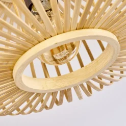 Plafonnier Oravi Bois Clair, 1 Lumiere