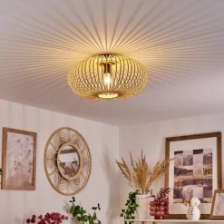 Plafonnier Oravi Bois Clair, 1 Lumiere