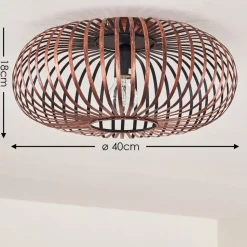 Plafonnier Oravi Cuivre, 1 Lumiere