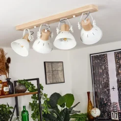 Plafonnier Orny Ecru, 4 Lumieres
