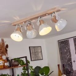 Plafonnier Orny Ecru, 4 Lumieres