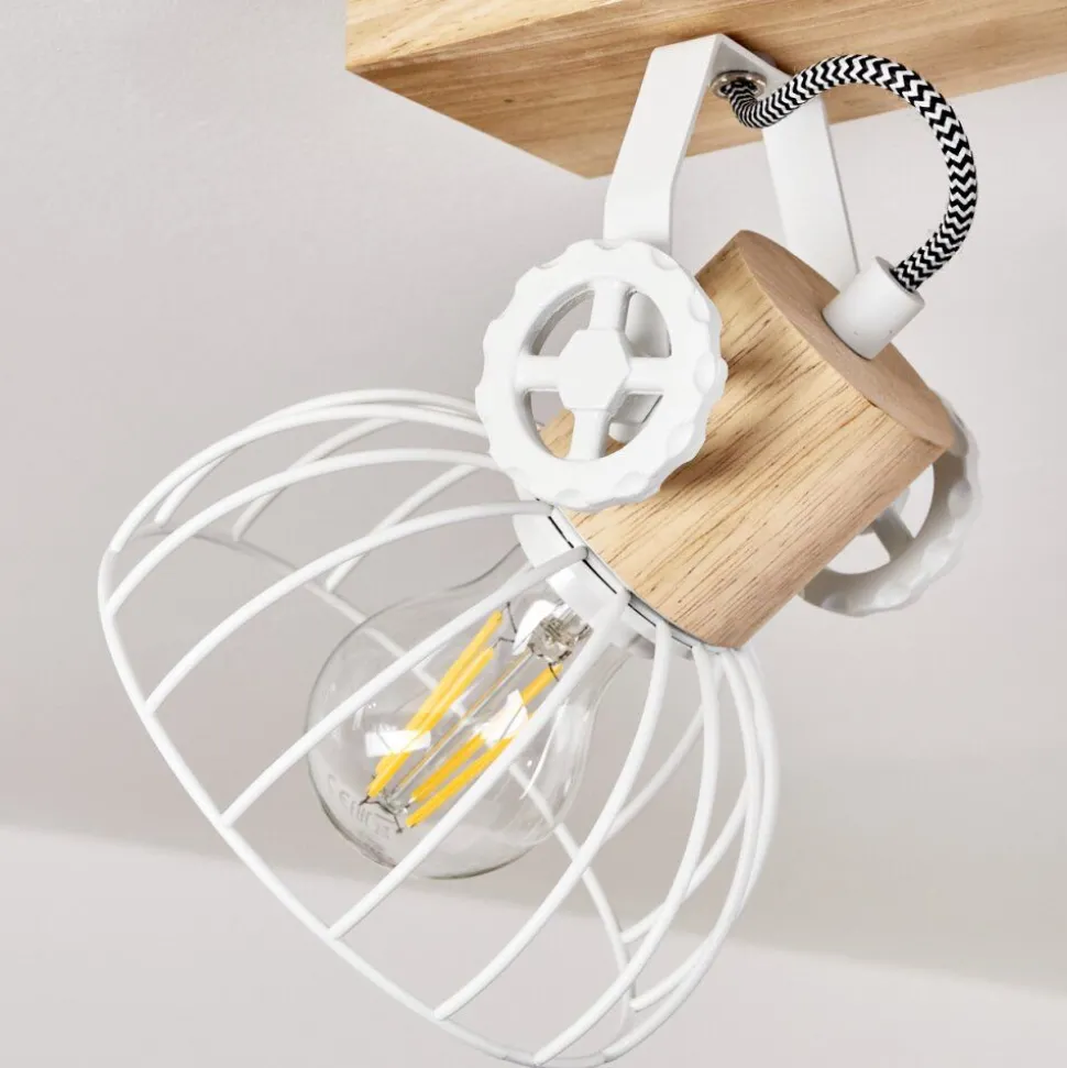 Plafonnier Orny Ecru, Blanc, 3 Lumieres