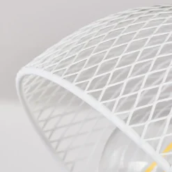 Plafonnier Orny Ecru, Blanc, 3 Lumieres