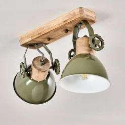 Plafonnier Orny Vert, 2 Lumieres