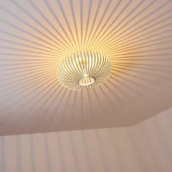 Plafonnier Ovari Blanc, 1 Lumiere